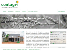 Tablet Screenshot of contagri.com.br